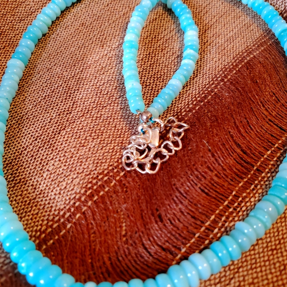 Ethiopian Opal bead necklace